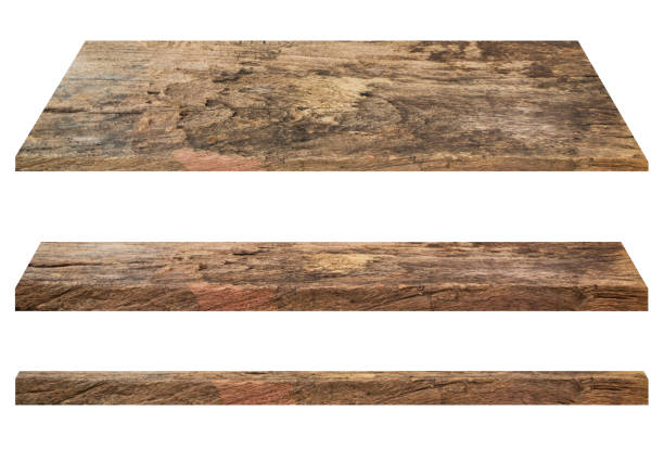 istock Wooden shelves 645381220