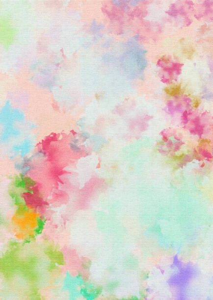 istock Watercolor colorful background 645384686
