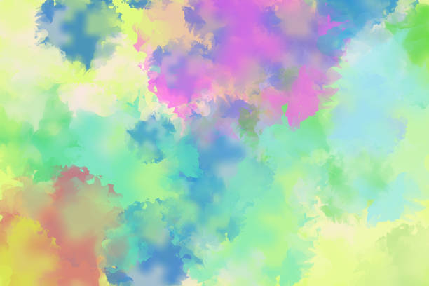 istock Watercolor colorful background 645387126