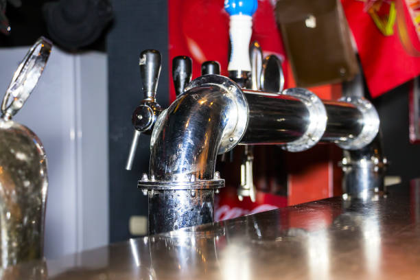 istock Beer tap for dispensing beer 645390222