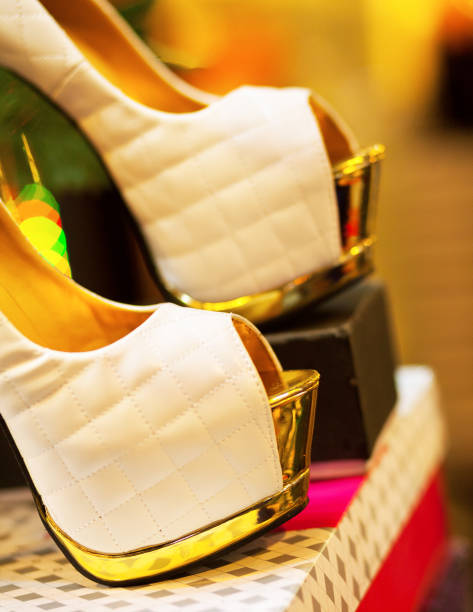 istock White high heels in Bangkok 645394126