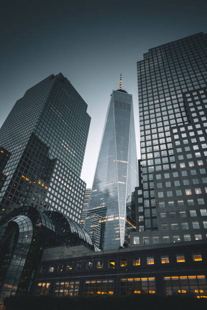 istock low angle view of the downtown 645394446
