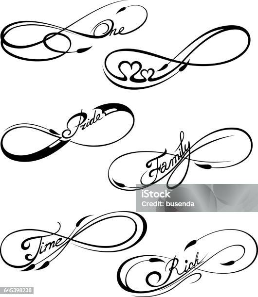 Infinity Symbols Stock Illustration - Download Image Now - Infinity, Symbol, Abstract