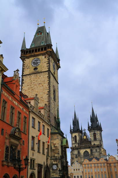 istock Old Town Hall Tower in Prague, Czech Republic 645401290