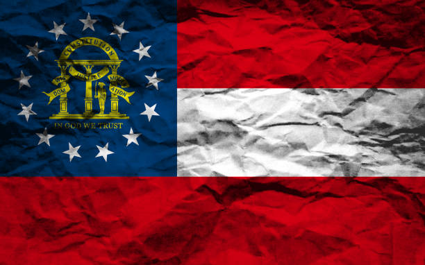 istock US flag of Georgia 645407942