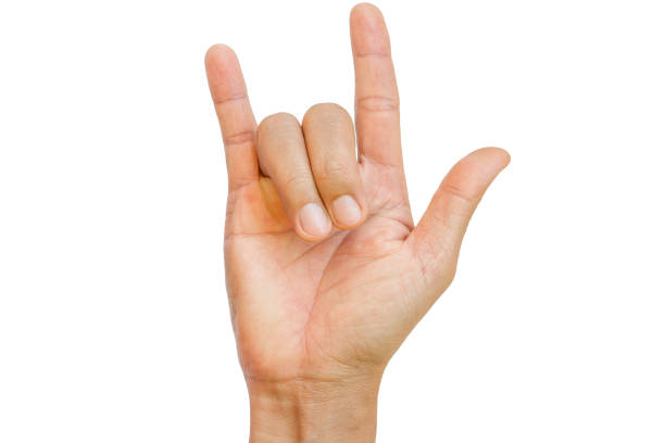 istock Man hand sign love 645412710