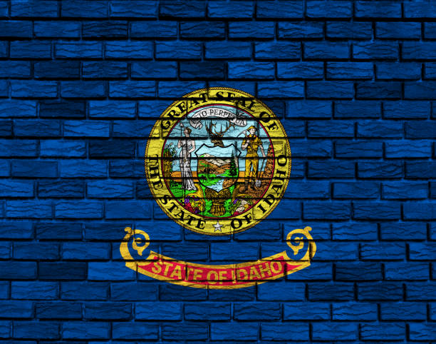 istock US flag of Idaho 645419240
