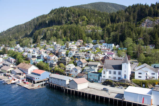 istock Ketchikan Town View 645425782