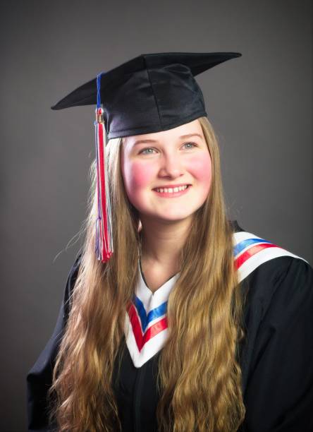 istock High school graduation portrait 645429160