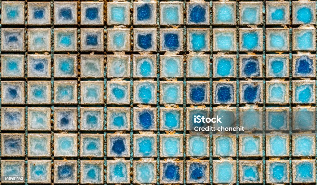 Blue Tile Path Blue Tiles Pattern Stock Photo - Download Image Now - Abstract ...