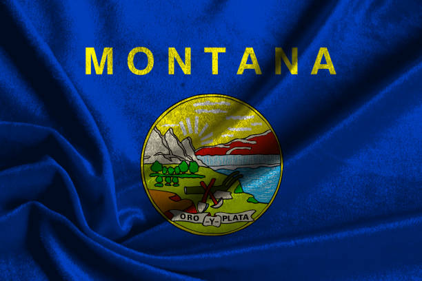 istock US state flag of Montana 645455286