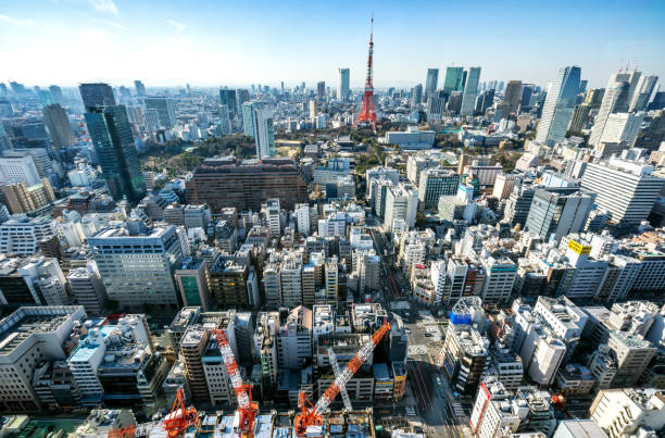 istock Japan Tokyo city scenery 645461842