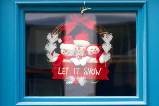 istock Christmas decoration in a window 645468782