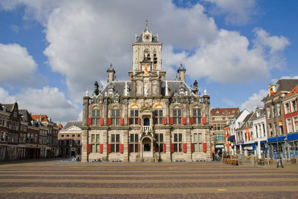 istock Delft City Hall, Holland 645475230