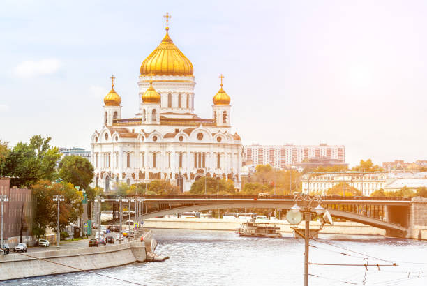 istock Cathedral of Christ the Saviour in Moscow 645485068