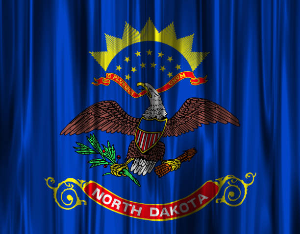 170+ Bandiera Del Nord Dakota Immagine Foto stock, immagini e