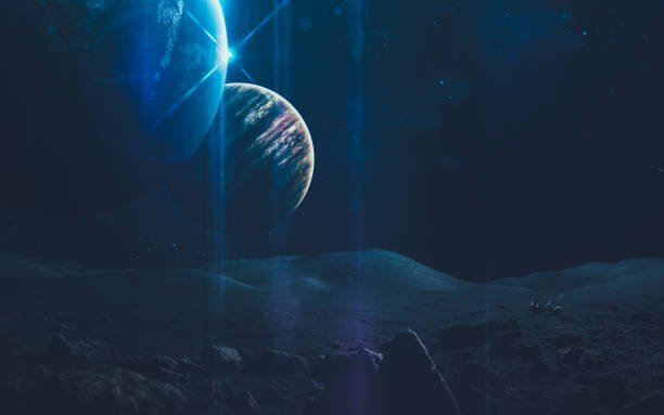 istock Abstract cosmos background - space. Elements of this image furnished by NASA 645501884