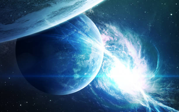 istock Abstract cosmos background - space. Elements of this image furnished by NASA 645501914