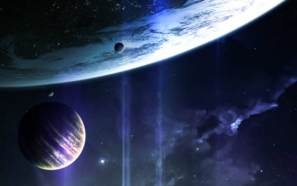 istock Abstract cosmos background - space. Elements of this image furnished by NASA 645501916