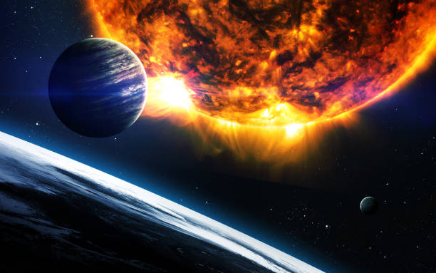 istock Abstract cosmos background - space. Elements of this image furnished by NASA 645501924