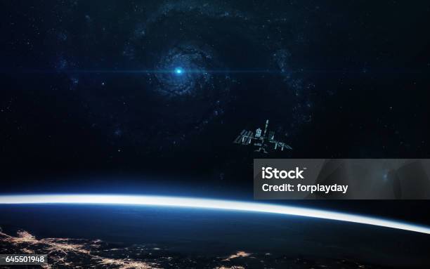 Abstract Cosmos Background Space Elements Of This Image Furnished By Nasa Stock Photo - Download Image Now