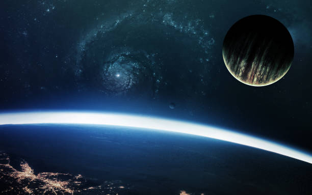 istock Abstract cosmos background - space. Elements of this image furnished by NASA 645501950