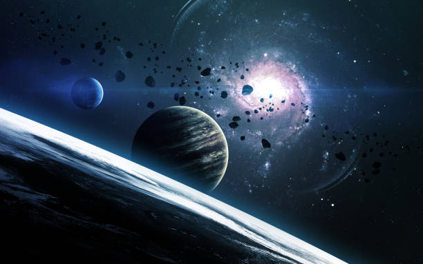 istock Abstract cosmos background - space. Elements of this image furnished by NASA 645502008