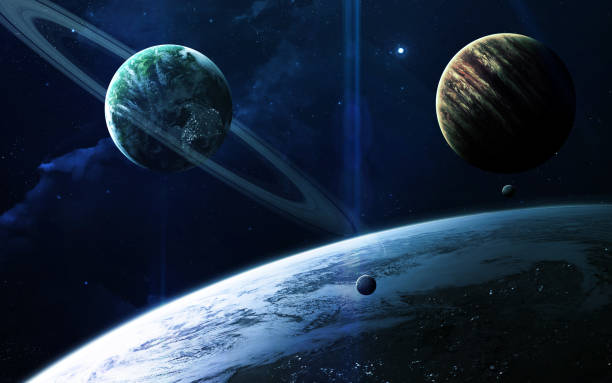 istock Abstract cosmos background - space. Elements of this image furnished by NASA 645502012