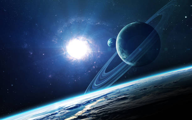 istock Abstract cosmos background - space. Elements of this image furnished by NASA 645502058