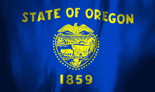 US state flag of Oregon One of The U.S. s 50 country states oregon us state photos stock pictures, royalty-free photos & images