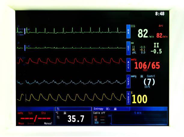 istock Intensive care monitor background 645521174