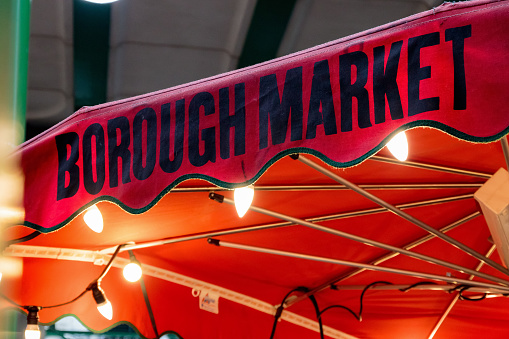 Sign of borough Market