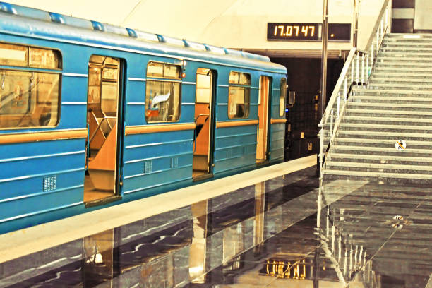 istock Subway station in Kiev underground 645522500