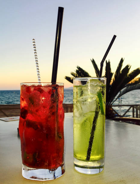 istock Cocktails at suset 645528072