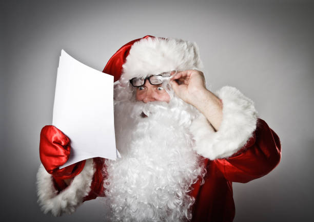 istock Santa Claus and letters 645539906