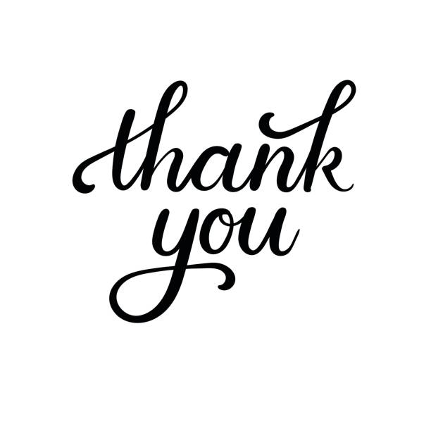 istock Thank You Hand Lettering Card. Modern Calligraphy. Vector Illustration. 645543922