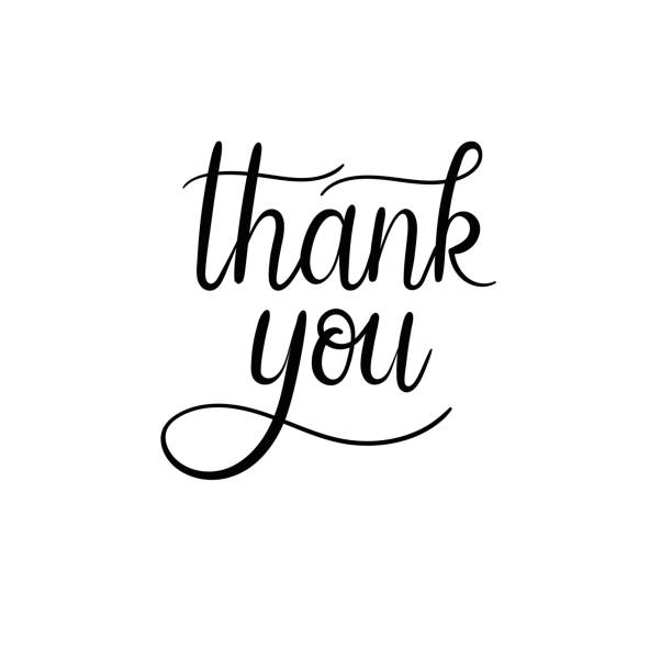 istock Thank You Hand Lettering Card. Modern Calligraphy. Vector Illustration. 645544062