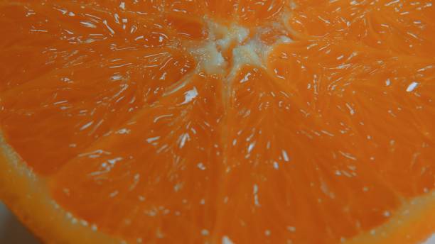 istock Juicy Orange - freshly sliced fruits 645558914