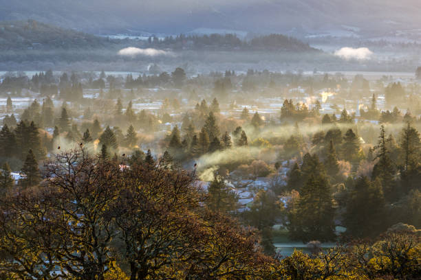 istock Ukiah, CA As Seen From The Hills 645564574