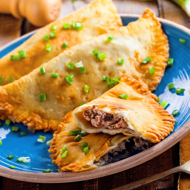 istock Cheburek meat pastry with meat 645566712