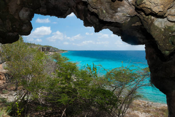 Caribbean paradise stock photo