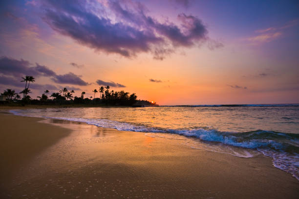 istock Hawaiian Sunrise at Poipu Beach Kauai 645594278