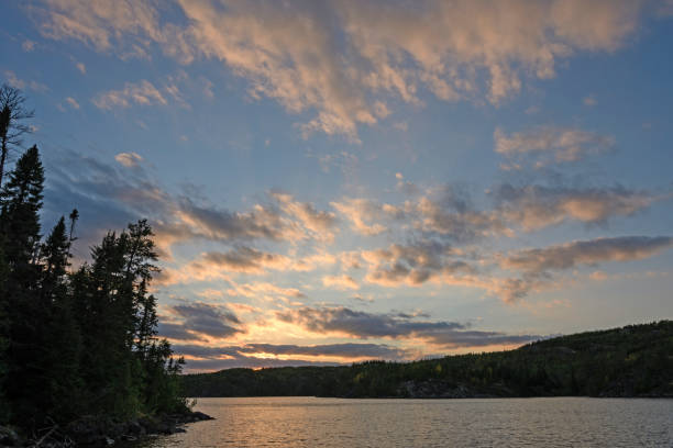 istock Calm Evening in the North Woods 645597634
