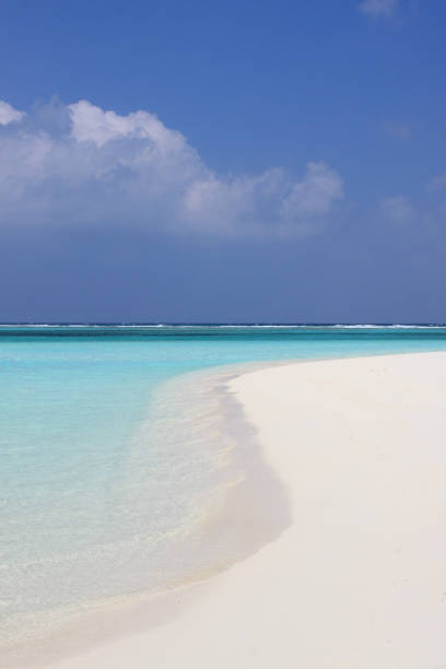 istock Blue Tropical Lagoon by the Beach 645609458