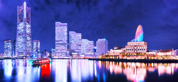 istock Night view of Yokohama 645616070