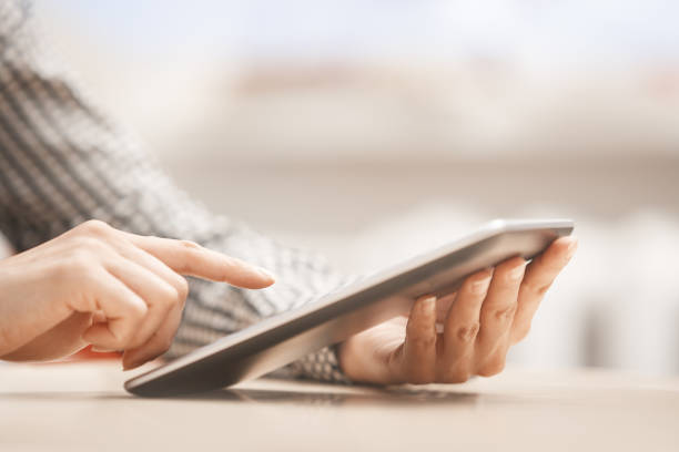 istock Businesswoman at office working with digital tablet 645622324