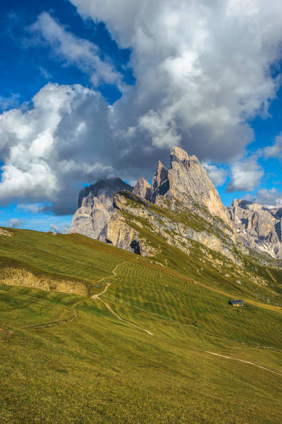 istock Seceda peak, Odle mountain range, Gardena Valley, Dolomites, Italy 645631272