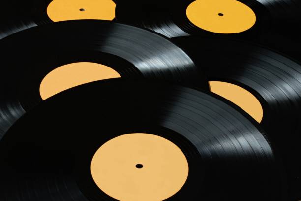 istock Gramophone vinyl. Old, retro gramophone player. 645641958