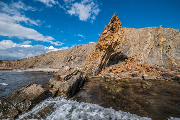 istock Russia, peninsula of Crimea, Sudak district. Cape Rusty 645643526