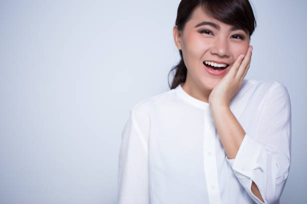 istock Happy woman has surprise 645656968